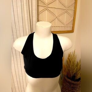 FourLaps Infinity Black Sports Bra